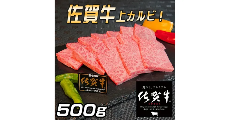 【ふるさと納税】佐賀牛 上カルビセット500g：B295-003