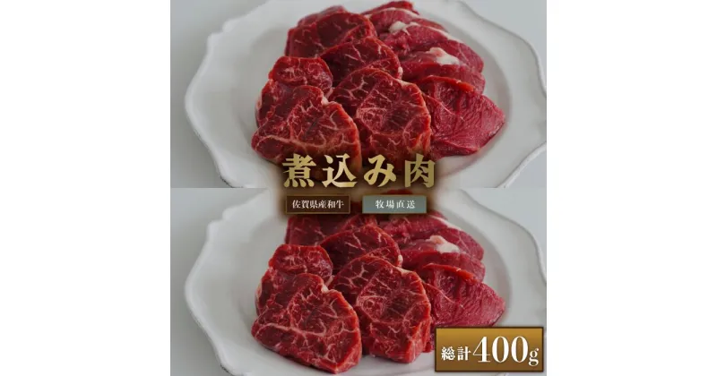 【ふるさと納税】【牧場直送】佐賀産和牛 煮込み用肉 400g：B130-011