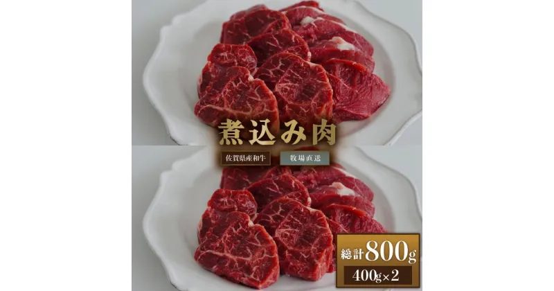 【ふるさと納税】【牧場直送】佐賀産和牛 煮込み用肉 800g：B220-012