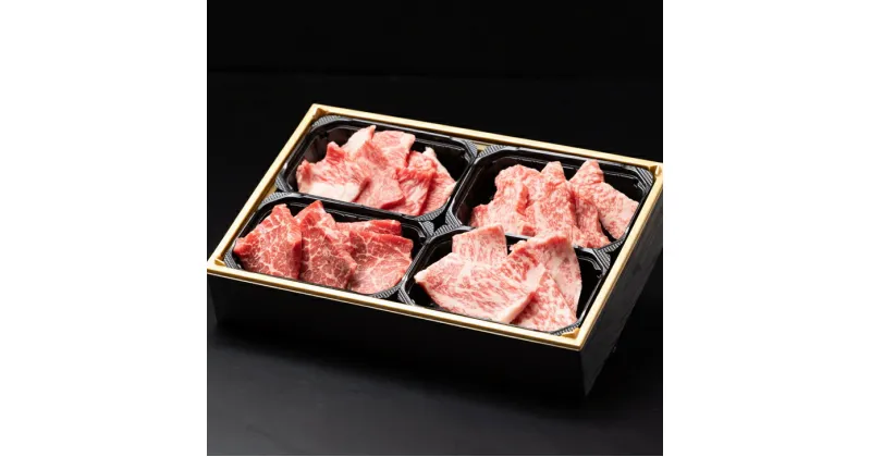 【ふるさと納税】食べ比べ 佐賀牛焼肉4種盛り（100g×4）：B255-004