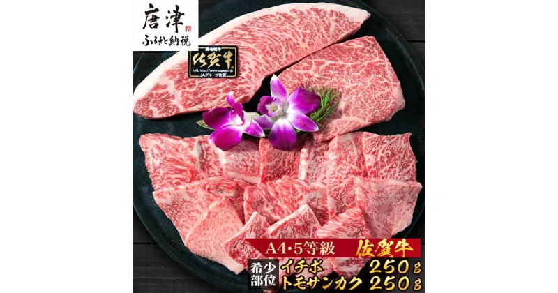 【ふるさと納税】佐賀牛 希少部位イチボ250gとトモサンカク250gの焼肉セット(合計500g) 和牛 牛肉 ご褒美に ギフト用 家族 焼肉 セット「2024年 令和6年」