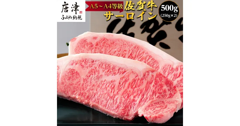 【ふるさと納税】佐賀牛 サーロインステーキ250g×2枚(合計500g) 「配送月を選べる！」和牛 ご褒美に ギフト用 2人前 A5~A4等級 霜降り牛肉「2024年 令和6年」(クラウドファンディング対象)