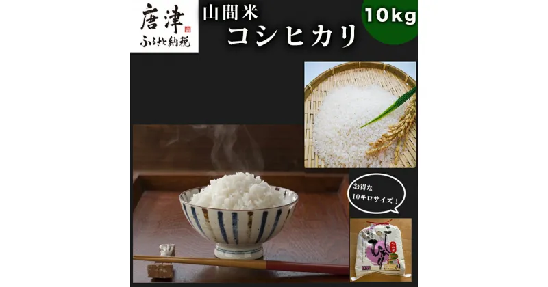 【ふるさと納税】『先行予約』【令和6年産】山間米 コシヒカリ 10kg 唐津 七山