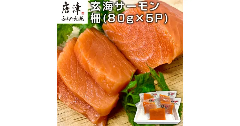 【ふるさと納税】玄海サーモン 柵(80g×5P) 刺身用 サーモントラウト 小分け 2024年 令和6年