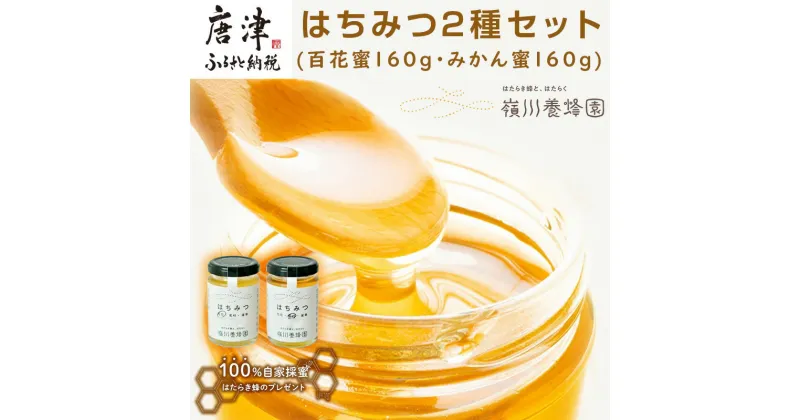 【ふるさと納税】唐津産はちみつ2種セット(百花蜜160g・みかん蜜160g) 純粋はちみつ 蜂蜜 ハチミツ スイーツ ギフト「2024年 令和6年」