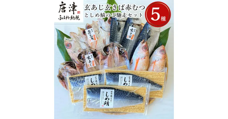 【ふるさと納税】玄あじ玄さば釣り赤むつとしめ鯖のご馳走セット 5種11枚2尾 セット 干物 しめ鯖 まるごと おかず ギフト 昭徳「2024年 令和6年」