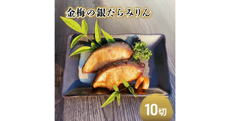 【ふるさと納税】お魚専門店 金梅の銀だらみりん 10切(約70g×10パック) 冷凍　鳥栖市