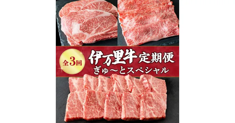 【ふるさと納税】伊万里牛ぎゅ〜と 定期便 スペシャル（3回便） J319