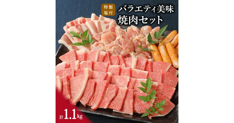 【ふるさと納税】伊万里牛 バラエティ美味 焼肉セット 牛肉 豚肉 鶏肉 1.1kg J298