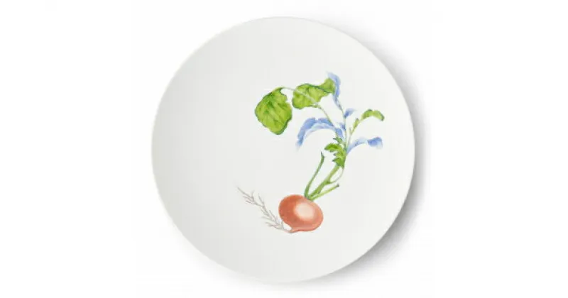 【ふるさと納税】Red turnip φ29cm Plate H834