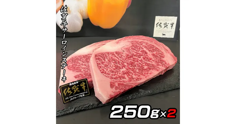 【ふるさと納税】佐賀牛A5サーロインステーキ250g×2枚 J775