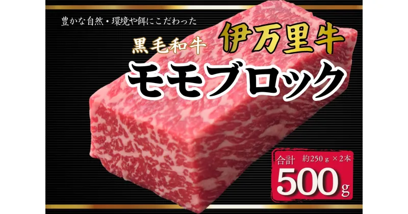 【ふるさと納税】伊万里牛モモブロック 500g（2本） ローストビーフやBBQに! J966