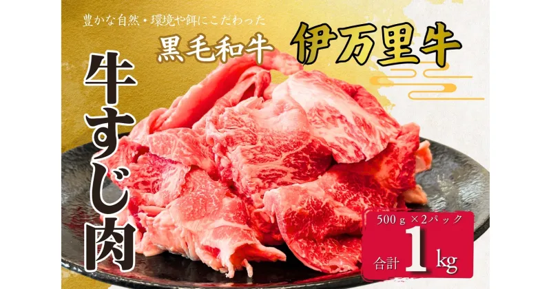 【ふるさと納税】伊万里牛 ひきすじ 500g×2パック カレー おでん 煮込み J962