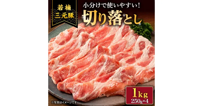 【ふるさと納税】若楠三元豚 切り落とし 1kg (250g×4パック ) /ナチュラルフーズ [UBH011] ブランド豚 三元豚 細切れ 小分け