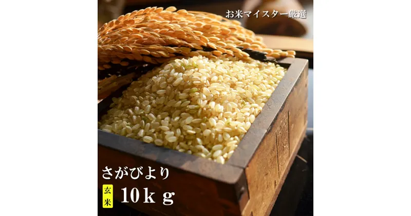 【ふるさと納税】【11月より発送開始】新米 令和6年産 佐賀県産 さがびより 10kg 玄米 お米 米 国産 九州産 佐賀県 鹿島市 送料無料 B-21