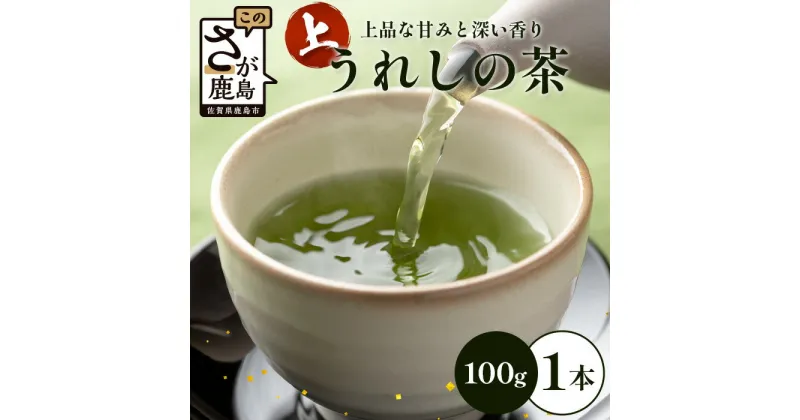 【ふるさと納税】【ギフトにおすすめ】 佐賀県産 うれしの茶 100g×1本 レターパック配送 美味しいお茶を贈り物に ご自宅用にもおススメ AA-51 嬉野茶 緑茶 日本茶 リーフ 茶葉