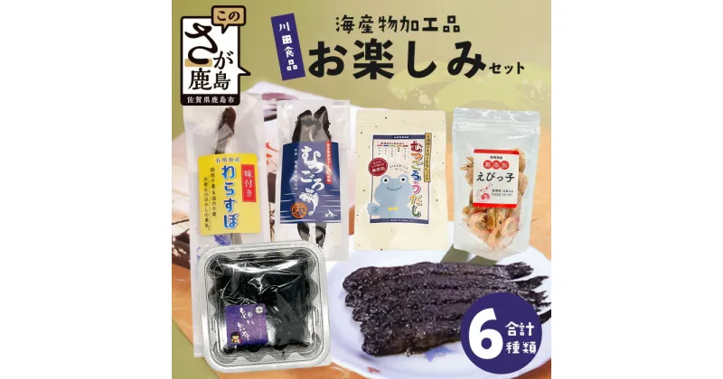 【ふるさと納税】川田食品　海産物加工品　お楽しみセット　 川田食品　珍味 佐賀県 鹿島市 送料無料 C-120