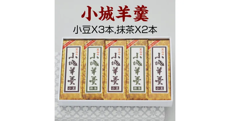 【ふるさと納税】 小城羊羹 断ち 羊羹 5本セット ギフト 和菓子 詰め合わせ 贈答用 スイーツ 佐賀 送料無料 【B105-001】