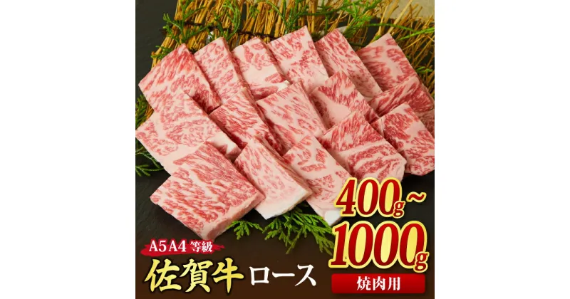 【ふるさと納税】佐賀牛 ロース 焼肉用 A5 A4 400g / 500g / 800g / 1,000g｜焼肉 焼き肉 すき焼き しゃぶしゃぶ 牛丼 牛肉 お肉 黒毛和牛 A5 A4 部位 赤身 ブランド牛 国産 BBQ バーベキュー A5 A4 高級 厳選 やわらかい ギフト 取り寄せ グルメ お歳暮 御歳暮 送料無料