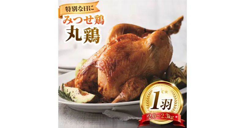 【ふるさと納税】クリスマスなどの特別な日に♪みつせ鶏丸鶏1羽（2.0〜2.3kg）【ヨコオフーズ】 [FAE081]