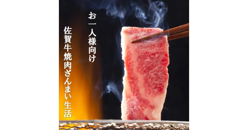 【ふるさと納税】【計8回】お一人様向け 佐賀牛の異なる部位で焼肉を楽しむ！1か月に1回届く定期便 [FAZ044]