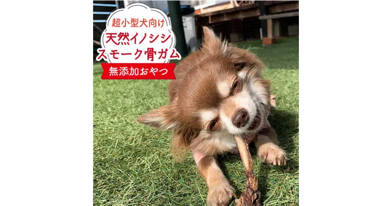 【ふるさと納税】超小型犬向け☆天然いのししのスモーク骨ガム100g わんこin食堂/吉野ヶ里町 [FCG061]