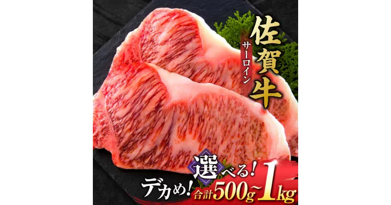 【ふるさと納税】【選べる容量】艶さし ！ 佐賀牛 サーロインステーキ 500g/1kg（250g /1枚）吉野ヶ里町 [FDB011/FDB010]