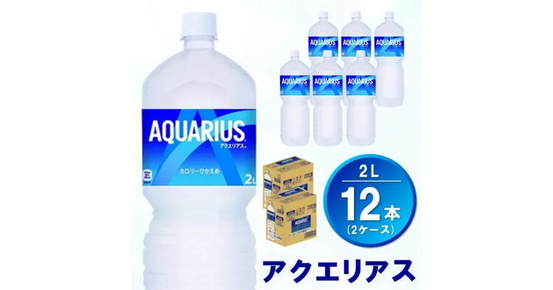 【ふるさと納税】アクエリアス 2L(2ケース)計12本【コカコーラ 熱中症対策 スポーツ飲料 スポーツドリンク 水分補給 カロリーオフ ペットボトル 健康 スッキリ ミネラル アミノ酸 クエン酸 リフレッシュ 常備 保存 買い置き】 Z4-R047044