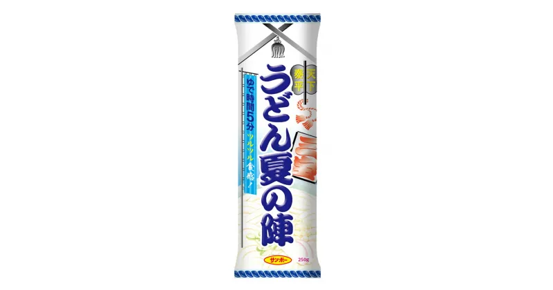 【ふるさと納税】うどん夏の陣【サンポー サンポー食品 うどん 麺 やわらか つるつる のどごし 早煮】A-R001026