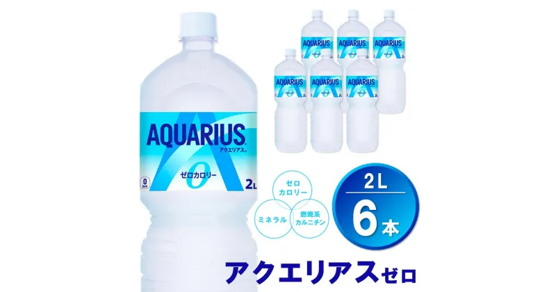 【ふるさと納税】アクエリアス ゼロ PET 2L (6本)【アクエリ スポーツ飲料 夏バテ予防 水分補給 ダイエット 2L 2リットル ペットボトル ペット スポーツ イベント】Z-R090008