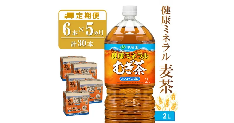 【ふるさと納税】【5か月定期便】健康ミネラル麦茶 2L×6本(合計5ケース)【伊藤園 麦茶 むぎ茶 ミネラル ノンカフェイン カフェインゼロ】C3-R071380