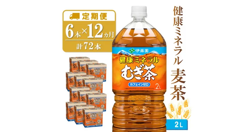 【ふるさと納税】【12か月定期便】健康ミネラル麦茶 2L×6本(合計12ケース)【伊藤園 麦茶 むぎ茶 ミネラル ノンカフェイン カフェインゼロ】G8-R071382