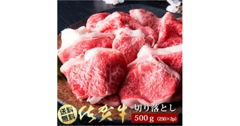 【ふるさと納税】A5ランク佐賀牛もも切落し500g(250g×2P)（BN017）