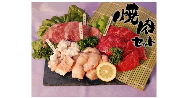 【ふるさと納税】 佐賀牛含む焼肉4点セット（佐賀牛もも、牛タン、ホルモン2種類）（BN085）