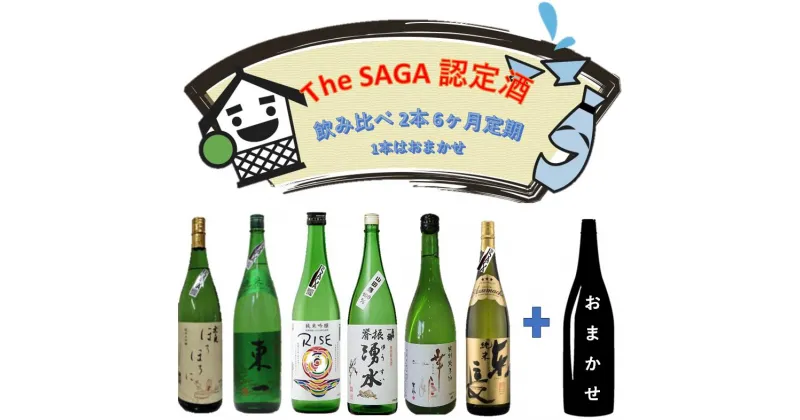 【ふるさと納税】The　SAGA認定酒　6カ月飲み比べ定期便（DV134）