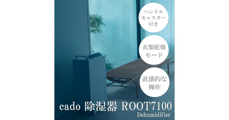 【ふるさと納税】cado カドー除湿器　ROOT7100 クールグレー（EE086）