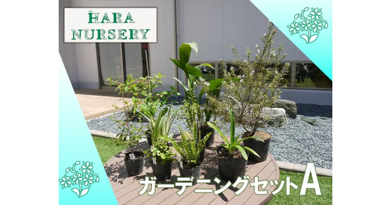 【ふるさと納税】ガーデニングセットA　花 苗 植物 家庭菜園 花壇 プランター ガーデニング（BS177）