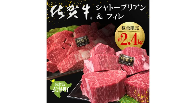 【ふるさと納税】佐賀牛シャトーブリアン＆フィレ（約2.4kg）