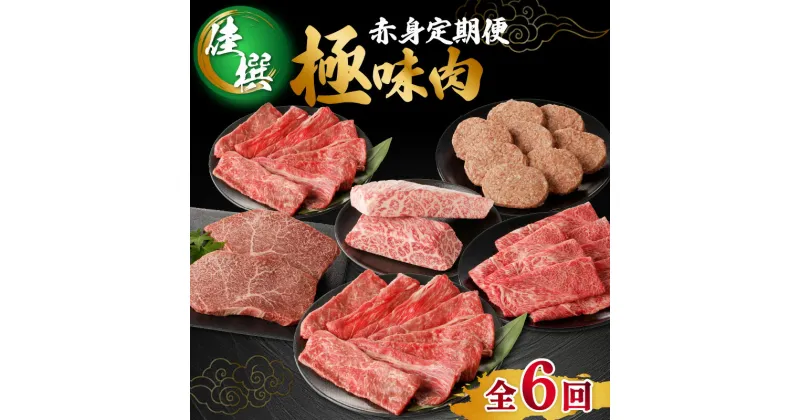 【ふるさと納税】【佳撰】佐賀牛-赤身-極味肉定期便（隔月1回 全6回）／ 定期便 6回 高級 赤身 肉 牛肉 佐賀牛 黒毛和牛 ステーキ モモ ブロック すき焼き しゃぶしゃぶ 薄切り スライス 焼肉 A4 A5 ハンバーグ 国産 佐賀県 玄海町 冷凍 人気 おすすめ 送料無料