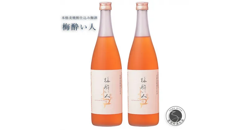 【ふるさと納税】宗政酒造 本格麦焼酎仕込梅酒 梅酔い人 10000円 1万円 S10-2