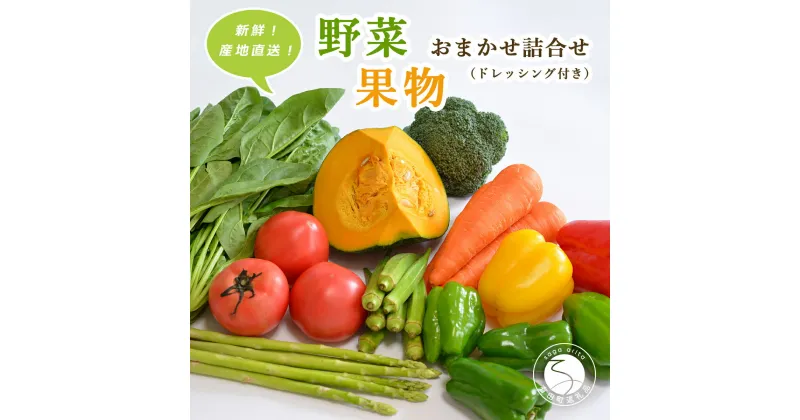 【ふるさと納税】新鮮な地場野菜・果物おまかせ詰合せ（ドレッシング付）JA伊万里 10000円 1万円 F10-26