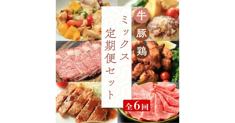 【ふるさと納税】【佐賀牛・ありたぶた・ありたどり定期便】偶数月に佐賀からお肉がいろいろ届く！全6回 牛肉 黒毛和牛 極上の佐賀牛 鶏肉 豚肉 厳選 100000円 10万円 お肉 おにく ギフト プレゼント 贈り物 N100-15