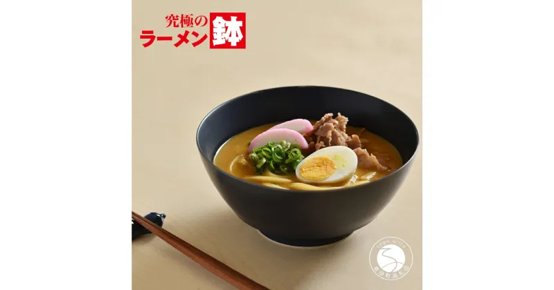 【ふるさと納税】有田焼 究極のラーメン鉢Colors ネイビー（レンゲ付） まるぶん 15000円 A15-251