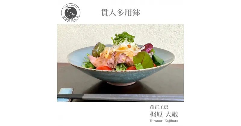 【ふるさと納税】有田焼 貫入多用鉢 青磁 食器 小鉢 うつわ 作家 梶原大敬 茂正工房 A20-502