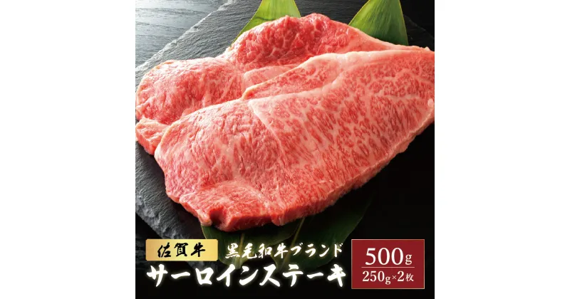 【ふるさと納税】佐賀牛 サーロインステーキ 500g (250g×2枚)／ふるさと納税 お肉 肉 ステーキ 焼肉 焼き肉 にく ギフト 贈答品 佐賀牛 佐賀 国産 送料無料 冷凍