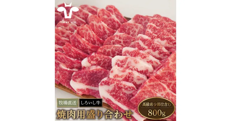 【ふるさと納税】【牧場直送】佐賀県産しろいし牛 焼肉用盛り合わせセット 800g (高級希少部位含む)【有限会社佐賀セントラル牧場】肉 お肉 牛肉 焼き肉 BBQ 冷凍[IAH003]