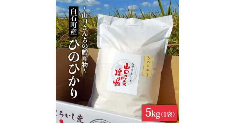 【ふるさと納税】【先行予約】令和6年産新米！ 特別栽培米 ひのひかり 5kg 白米～山口さんちの贈り物～【y’scompany】米 コメ お米 佐賀県産 白石町産 [IAS010]