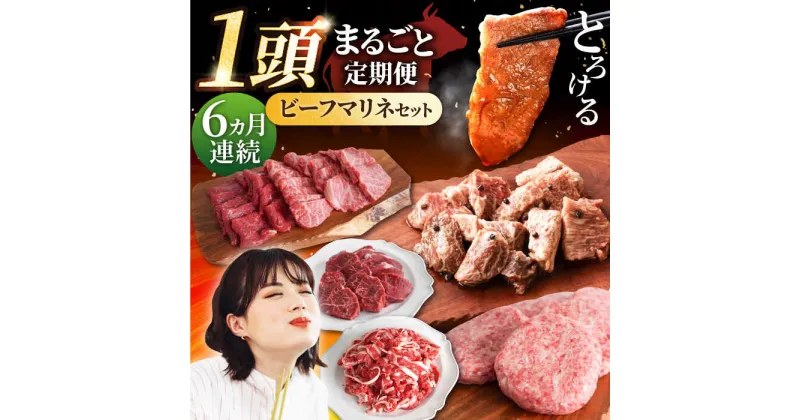 【ふるさと納税】【6回定期便】しろいし牛1頭まるごと 食卓定期便 大容量 マリネ 焼肉 ハンバーグ【有限会社佐賀セントラル牧場】[IAH222]